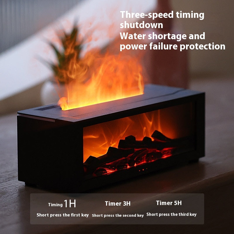3D Flame Aromatherapy Diffuser – Colorful Oil Humidifier
