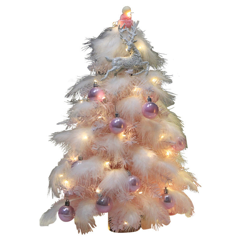 Mini Feather Christmas Tree Ornament