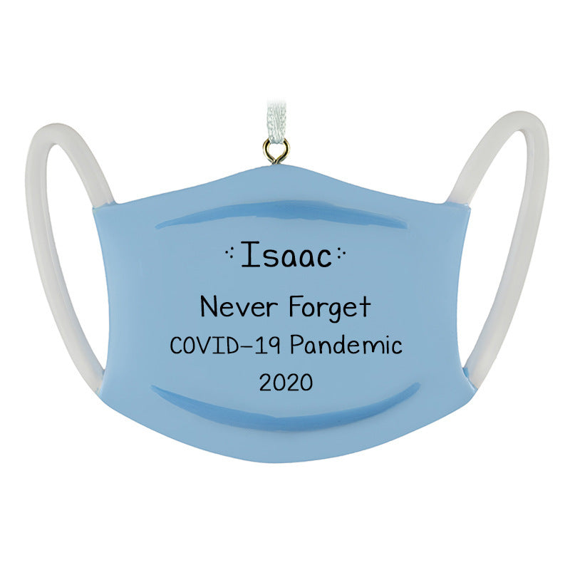 Christmas tree hanging ornaments wooden