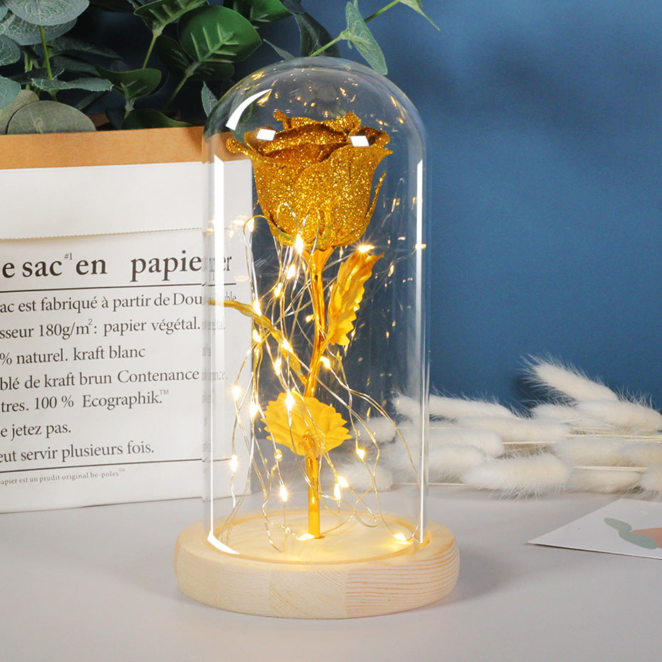 Eternal Rose LED Light in Glass – Perfect Gift for Her