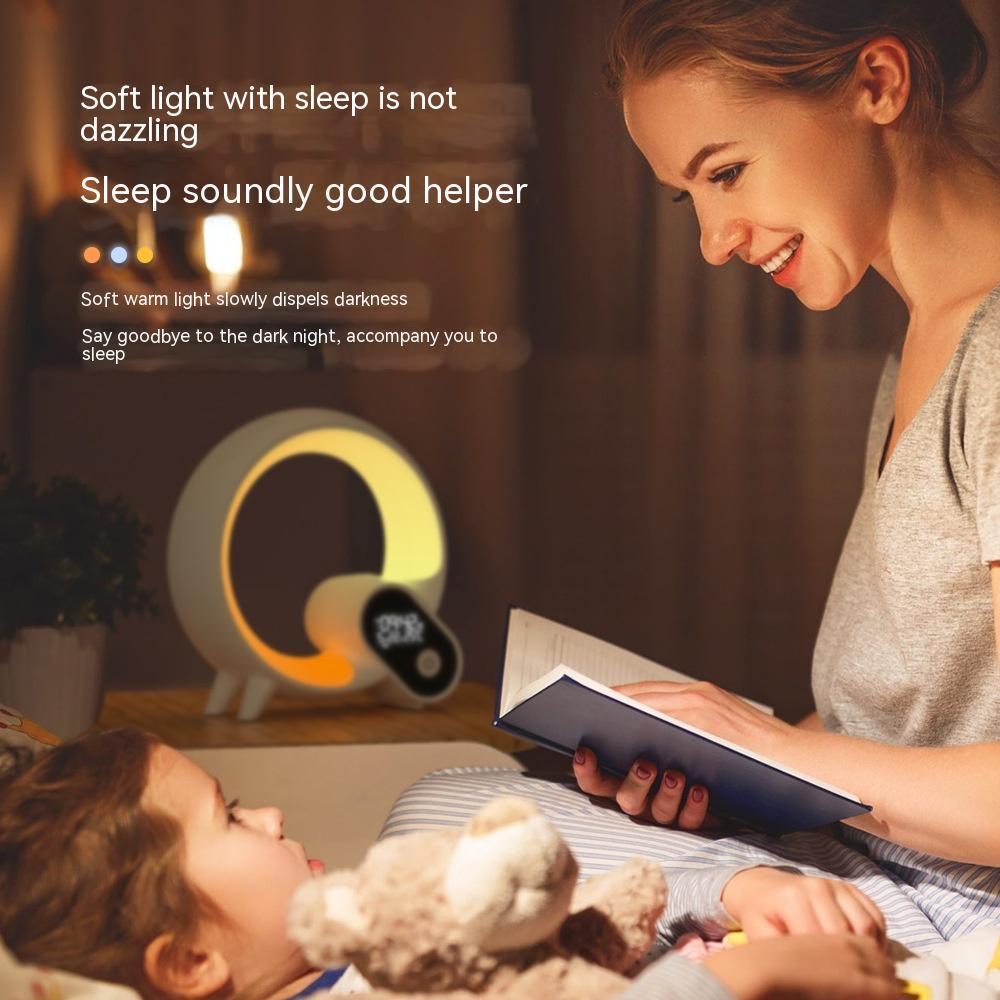Creative Q Light Sunrise Alarm Clock with Bluetooth & Atmosphere Lamp