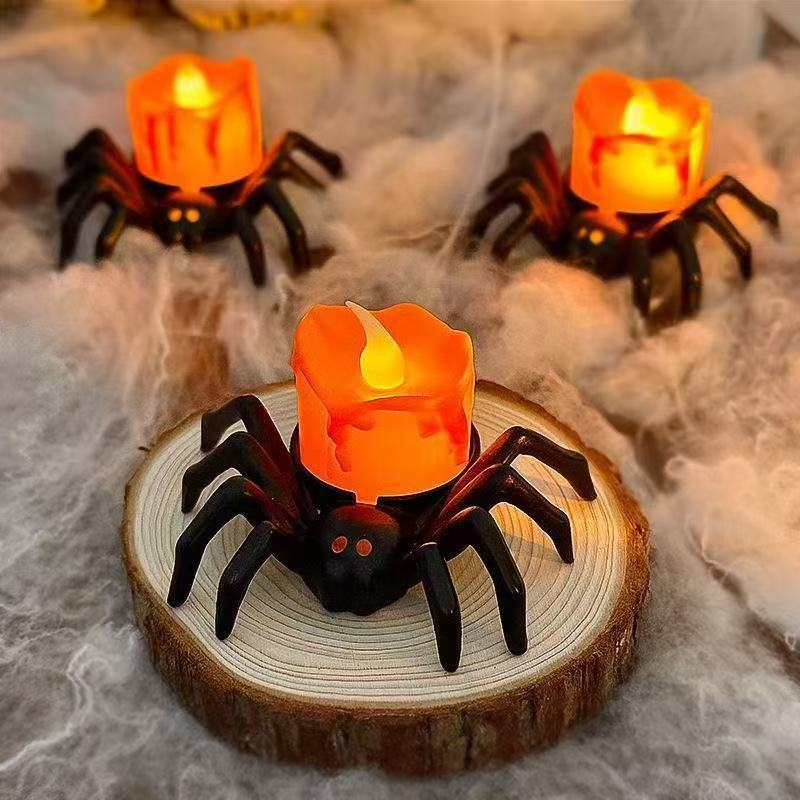 Halloween Spider Night Lights – Spooky Party Decor
