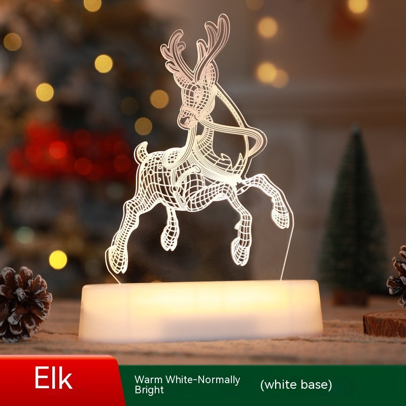 3D Acrylic LED Night Light – Holiday Gift