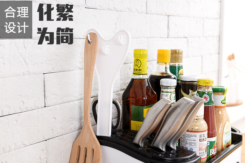 Vogue Multi-Functional Kitchen Set – Spice Box, Bottle Holder & Knife Rack