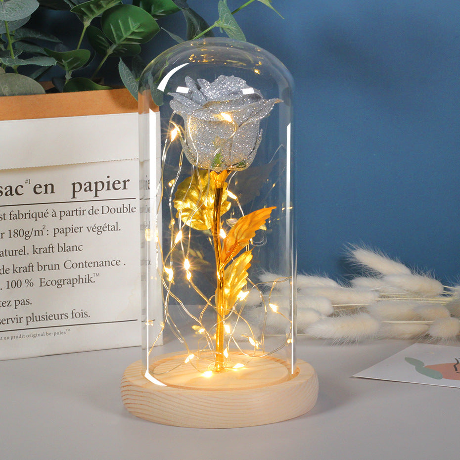 Eternal Rose LED Light in Glass – Perfect Gift for Her