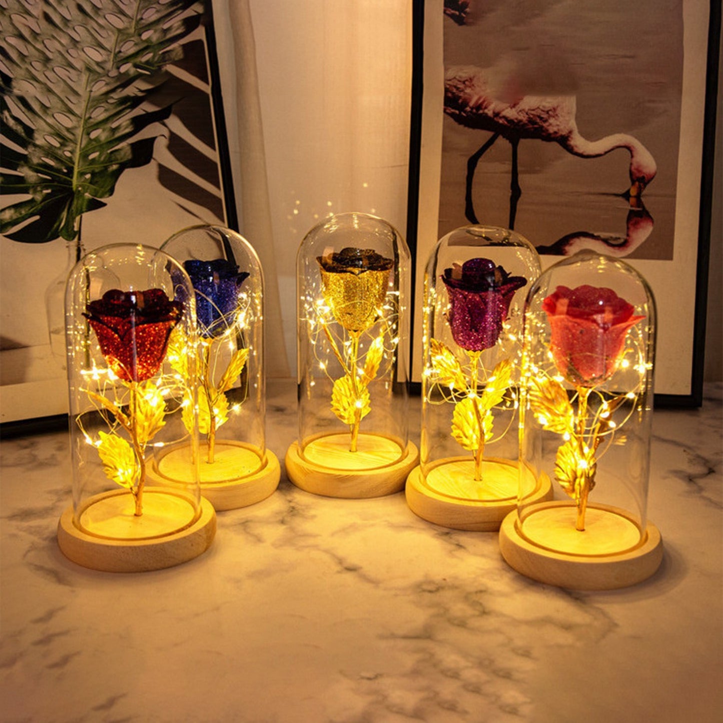Eternal Rose LED Light in Glass – Perfect Gift for Her