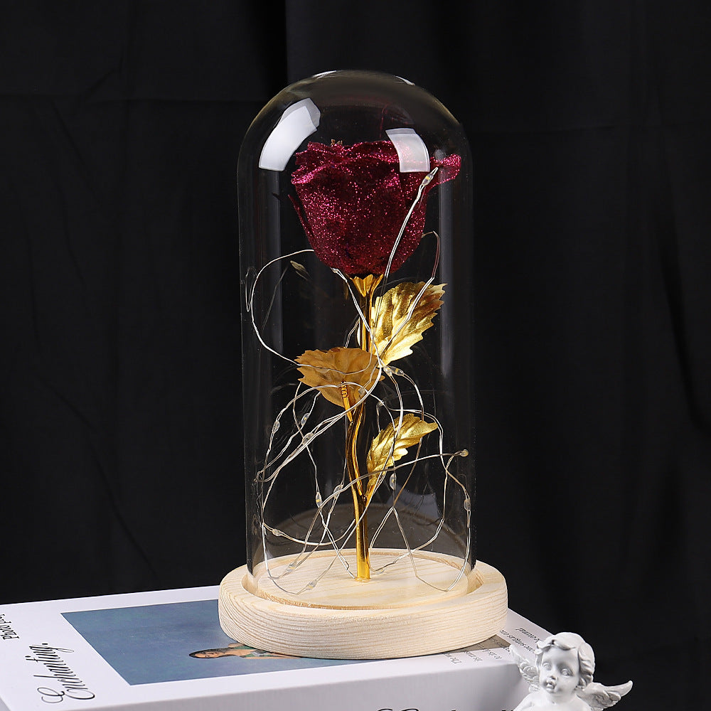 Eternal Rose LED Light in Glass – Perfect Gift for Her