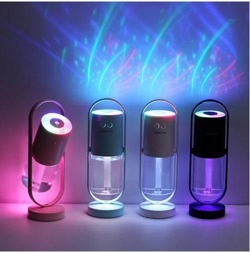 Magic Shadow USB Air Humidifier with Night Light & Mini Purifier