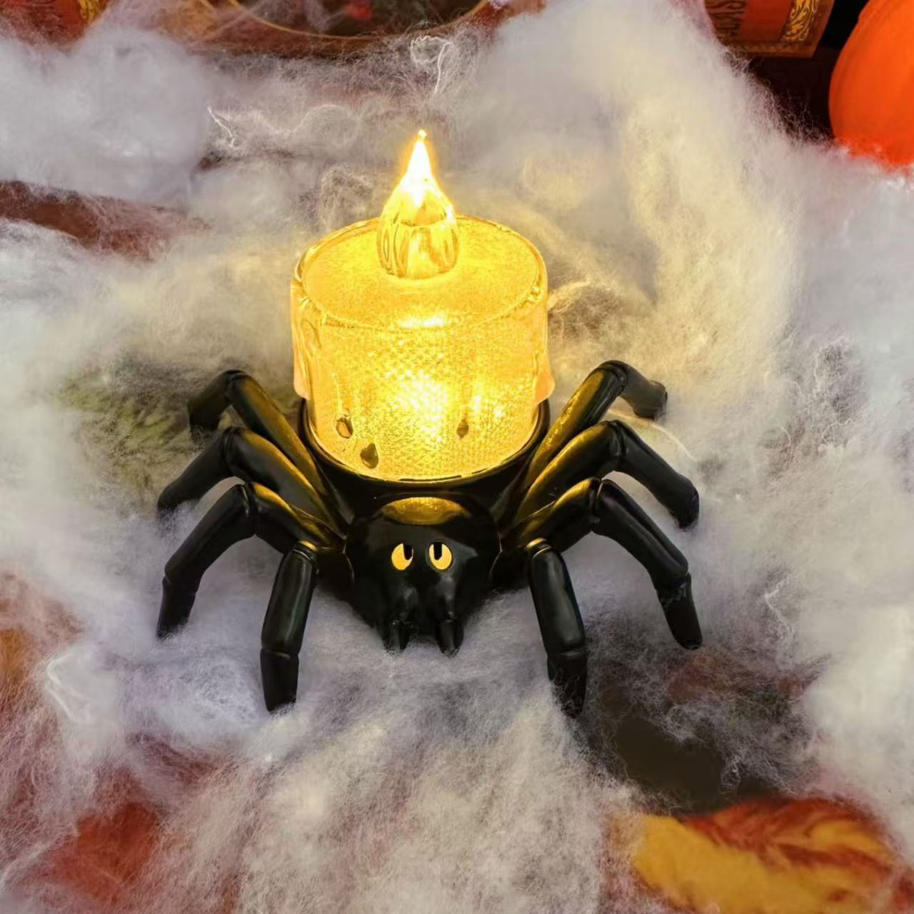 Halloween Spider Night Lights – Spooky Party Decor
