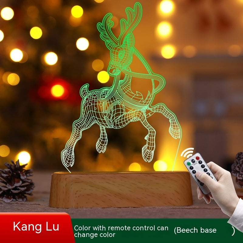 3D Acrylic LED Night Light – Holiday Gift
