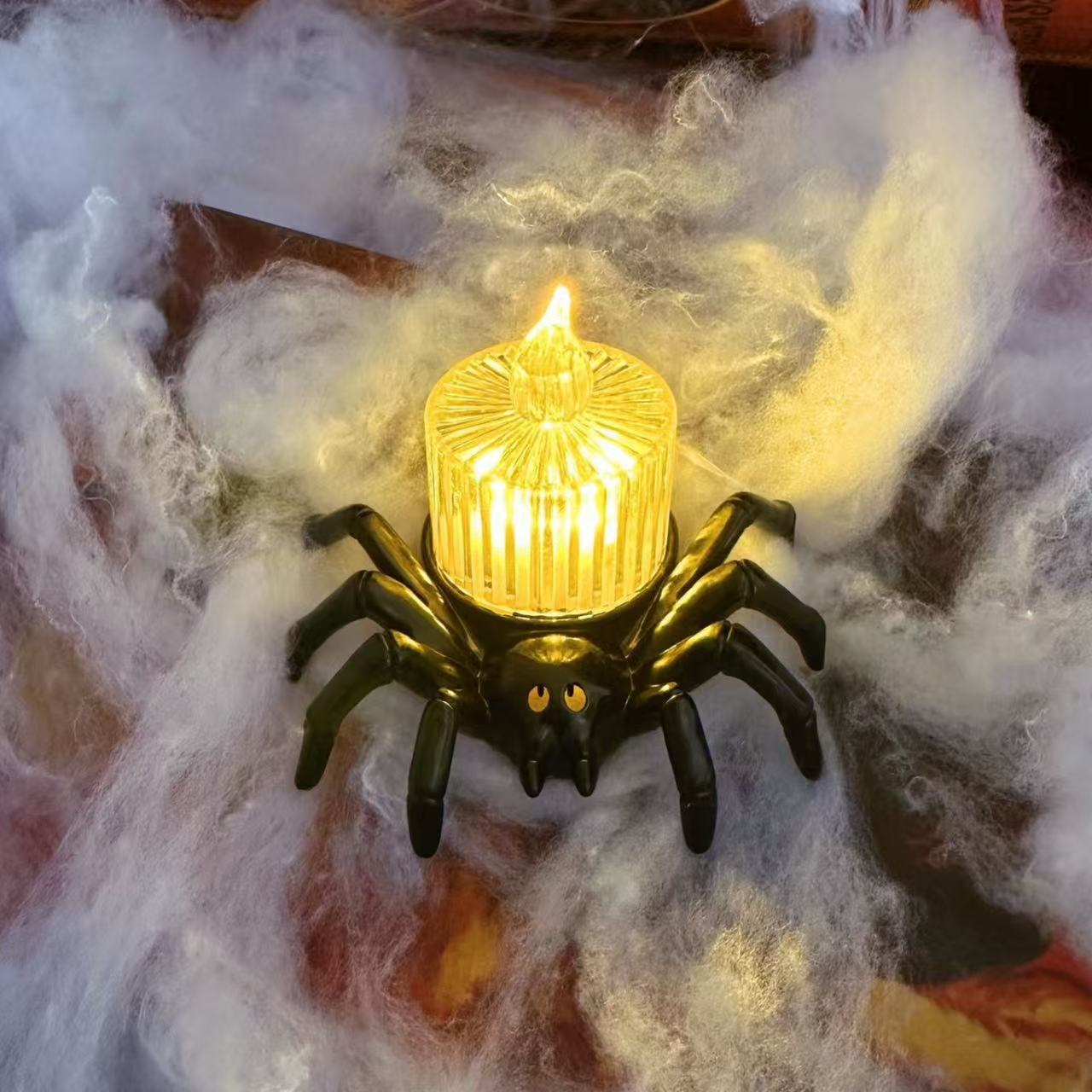 Halloween Spider Night Lights – Spooky Party Decor
