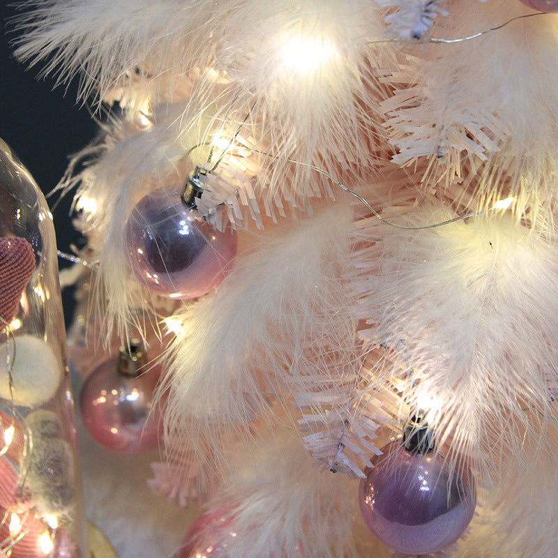Mini Feather Christmas Tree Ornament