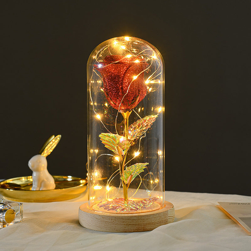 Eternal Rose LED Light in Glass – Perfect Gift for Her