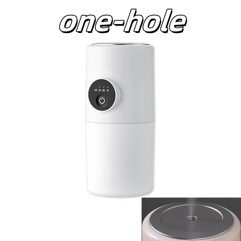 Two-Hole 280ML USB Mini Humidifier – Silent Cool Mist with Timer & Night Light for Home, Office, Car