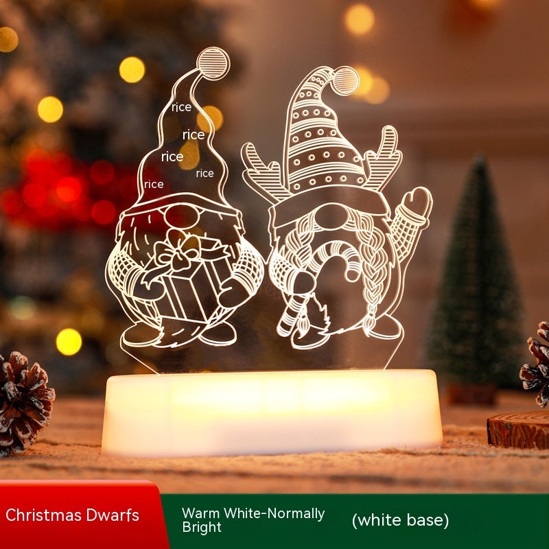 3D Acrylic LED Night Light – Holiday Gift