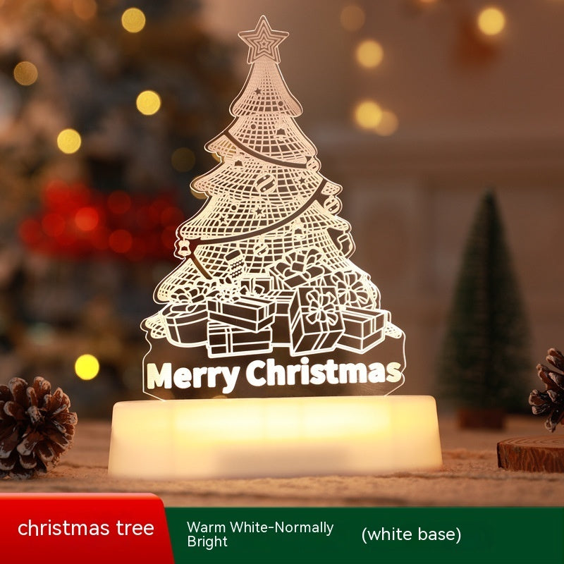 3D Acrylic LED Night Light – Holiday Gift