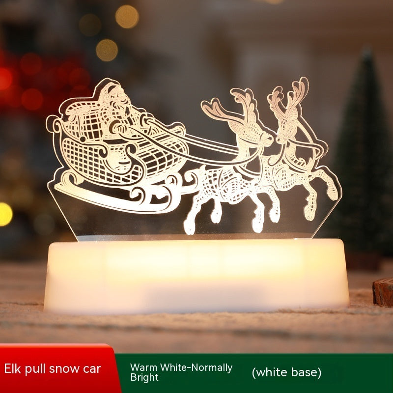3D Acrylic LED Night Light – Holiday Gift