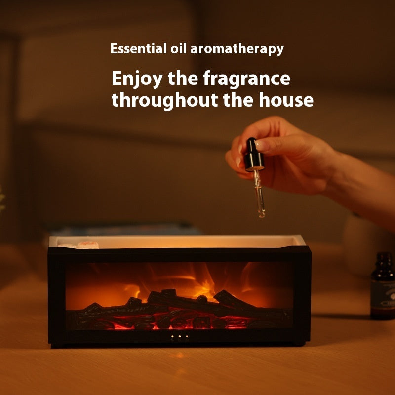 3D Flame Aromatherapy Diffuser – Colorful Oil Humidifier