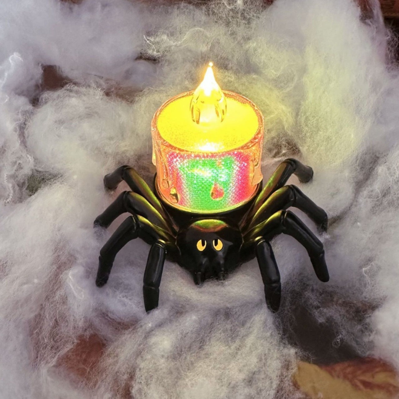 Halloween Spider Night Lights – Spooky Party Decor