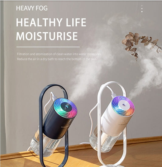 Magic Shadow USB Air Humidifier with Night Light & Mini Purifier