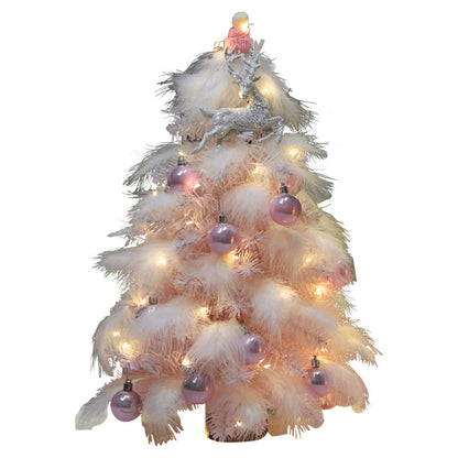 Mini Feather Christmas Tree Ornament