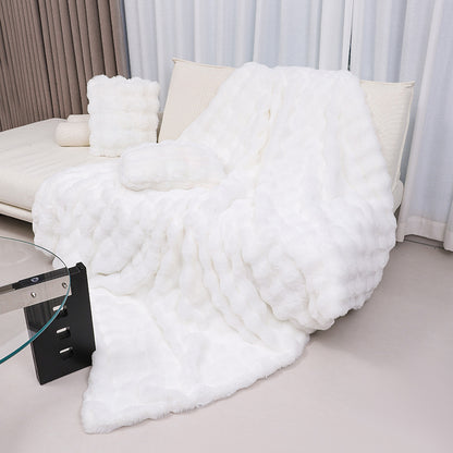 Summer Nap Blanket Office Air Conditioning Blanket Coral Fleece Blanket