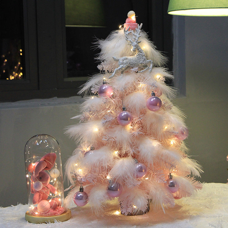 Mini Feather Christmas Tree Ornament