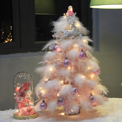 Mini Feather Christmas Tree Ornament