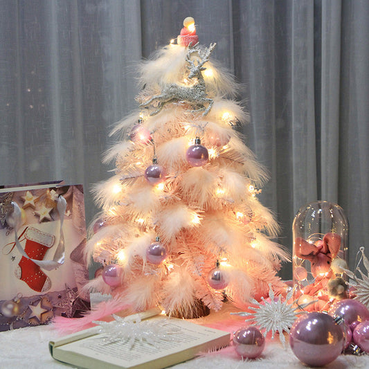 Mini Feather Christmas Tree Ornament