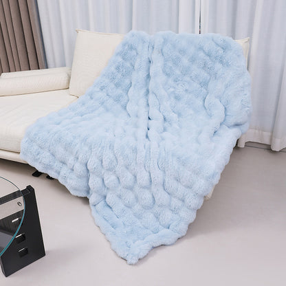Summer Nap Blanket Office Air Conditioning Blanket Coral Fleece Blanket