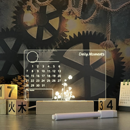 LED Message Board Night Light with Pen – USB Creative Lamp & Gift