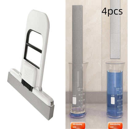 Handheld Mini Foldable Desktop Mop – Small Cotton Sponge Cleaning Tool for Kitchen, Bathroom, Glass & Car