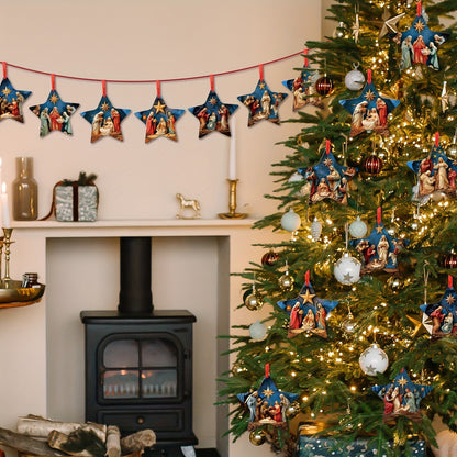 Suitable For Wooden Christmas Gift Christmas Tree Decoration Pendant