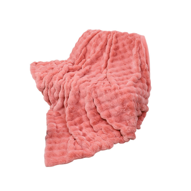 Summer Nap Blanket Office Air Conditioning Blanket Coral Fleece Blanket