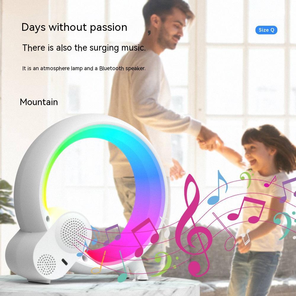 Creative Q Light Sunrise Alarm Clock with Bluetooth & Atmosphere Lamp