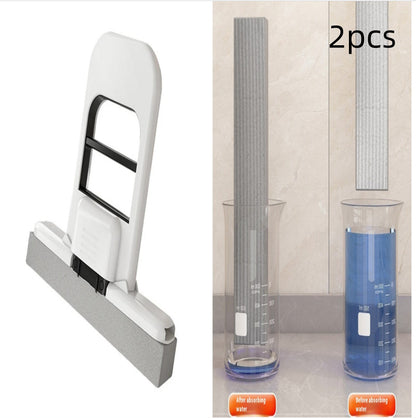 Handheld Mini Foldable Desktop Mop – Small Cotton Sponge Cleaning Tool for Kitchen, Bathroom, Glass & Car