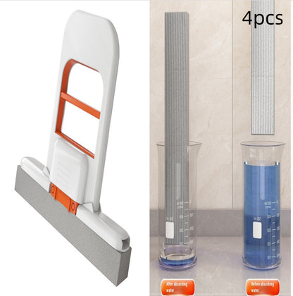 Handheld Mini Foldable Desktop Mop – Small Cotton Sponge Cleaning Tool for Kitchen, Bathroom, Glass & Car