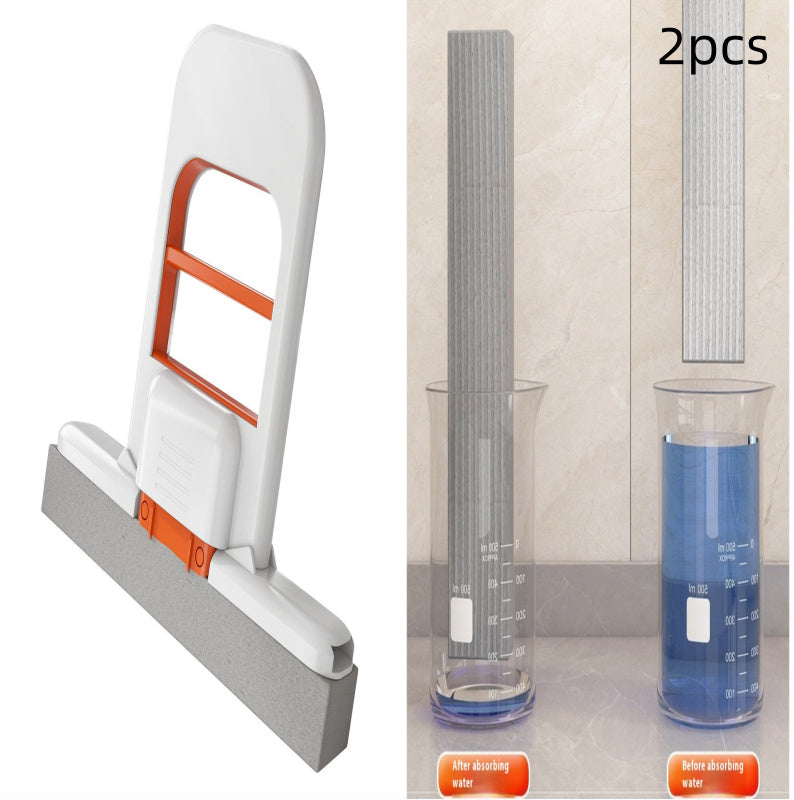 Handheld Mini Foldable Desktop Mop – Small Cotton Sponge Cleaning Tool for Kitchen, Bathroom, Glass & Car